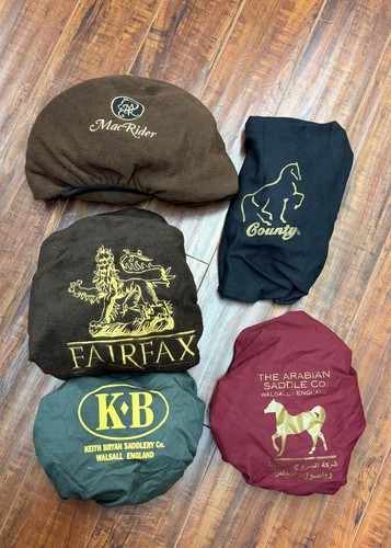 Various used saddle covers - used,
